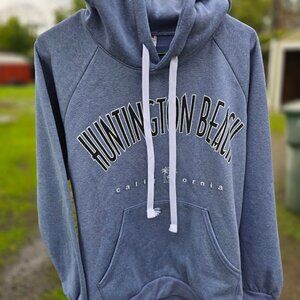 Vintage Huntington Beach California Sweater Hoodie - Made in USA -
